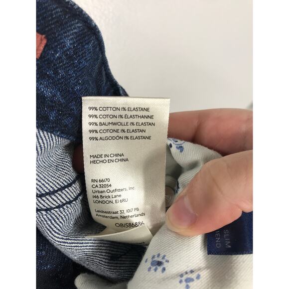 Pilcro Women's 23 Tall Slim Boyfriend Jeans Snake Print Everyday Casual Capsule - Picture 8 of 10